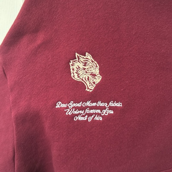 Darc Sport Maroon Women’s Cropped Quarter Zip - Size Small - Picture 3 of 7